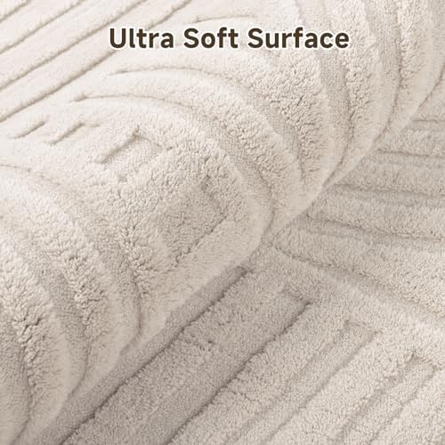 Pauwer 3x5 Area Rug for Living Room, Modern Bedroom Floor Carpet - Image 3