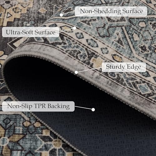 Ruaruarug Washable Area Rug 8×10 - Image 4
