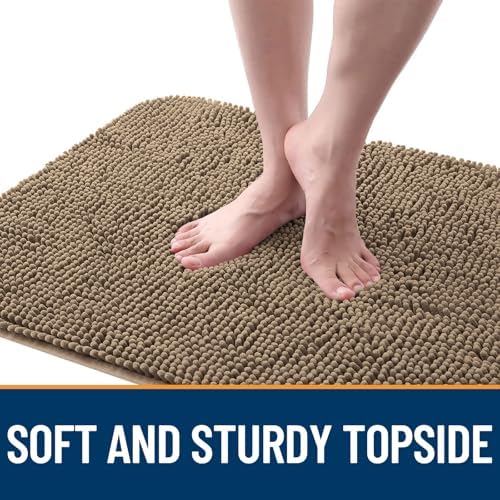 OLANLY Dog Door Mat for Muddy Paws 59x20, Super Absorbent Chenille Mud Mat - Image 4