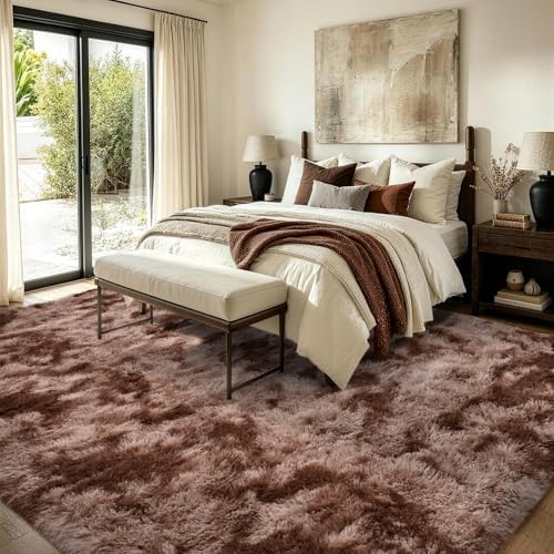 FinRèc Home 9x12 Non-Slip Fluffy Area Rugs - Image 4