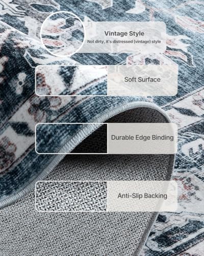 Amada Large 10x12 Washable Area Rug - Image 5