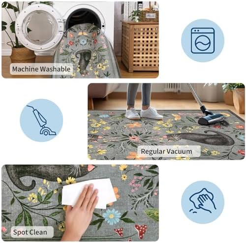 GarveeHome 3x5 Cat Washable Area Rug - Image 6
