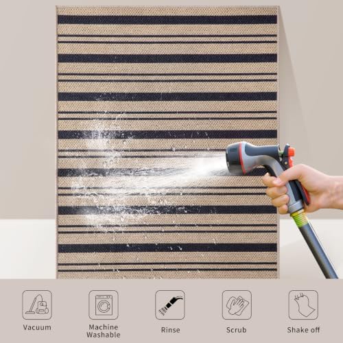 Tangsoo Stripe Easy Jute 2x3 Outdoor Rug - Image 6