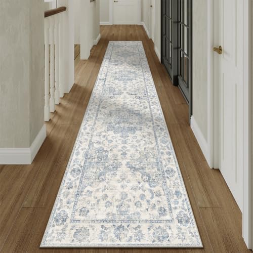 2x10 Blue Neutral Runner Rug - Image 2