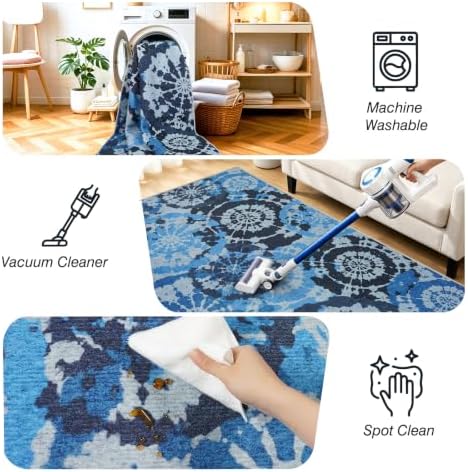 Large Boho Modern 9x12 Area Rug - Image 6