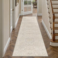 2'6x8 Beige Runner Rug Vintage Carpet by WondRg