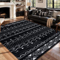 SERISSA 5x7 Washable Non-Slip Boho Area Rug by SERISSAHomeDecorCollection