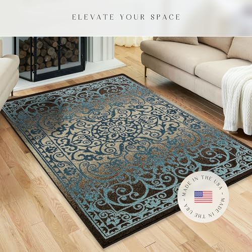 Maples Rugs Pelham Vintage Medallion Area Rugs - Image 3
