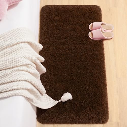 Chicrug Soft Runner Rug for Bedroom Living Room Plush Fluffy Rugs 2x4 - Image 4