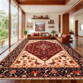 SERISSA 9x12 Washable Non Slip Boho Area Rug by SERISSAHomeDecorCollection