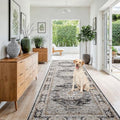 4x10 Washable Hallway Runner Rug by Puino