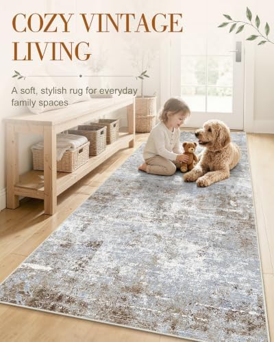 OLANLY 2x6 Washable Runner Rug, Soft Non Slip Carpet - Image 3