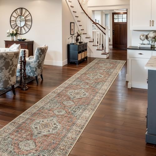 Lahome Oriental Runners for Hallways, 2.5x12 Washable Kitchen Runner - Image 3