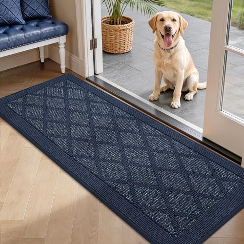 COSY HOMEER Non-Slip Door Mat 20"x48", Entryway Rugs Low Profile by COSYHOMEER