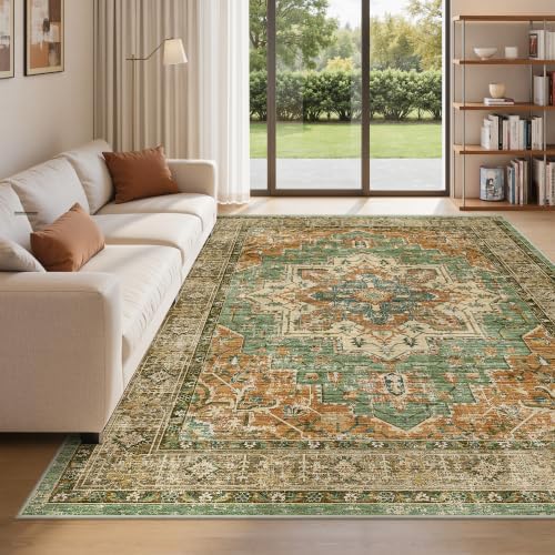 befbee 6x9 Washable Area Rug, Non Slip Rug by Befbee