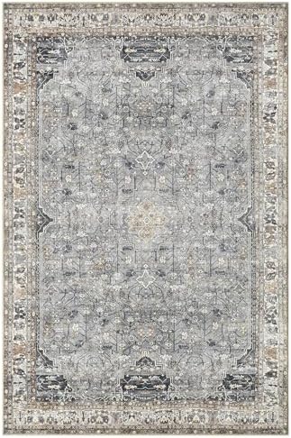 Keen Home Design Vintage Washable Area Rug, Non-Slip Low Pile - Image 3