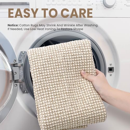 EARTHALL Woven Runner Rug 2x7 Ft Washable Runners - Image 4