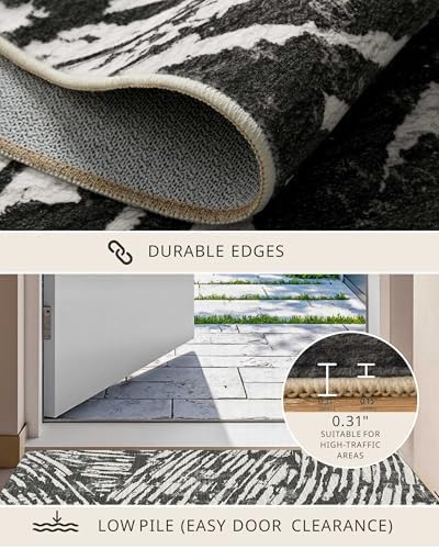 3x5 Washable Rug Modern Carpet for Entryway Bedroom - Image 4