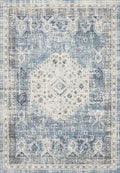 4x9 Wide Washable Runner Rug: Vintage Non Slip Hallway Kitchen Rug Distressed by RUUGME