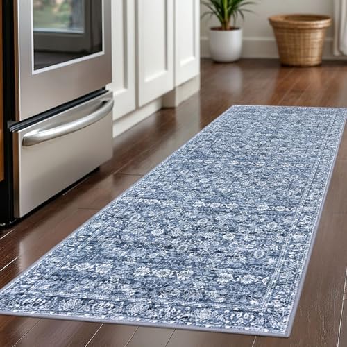 SIILOOM 2x5 Washable Runner Rug, Non Slip Soft Area Rug - Image 3