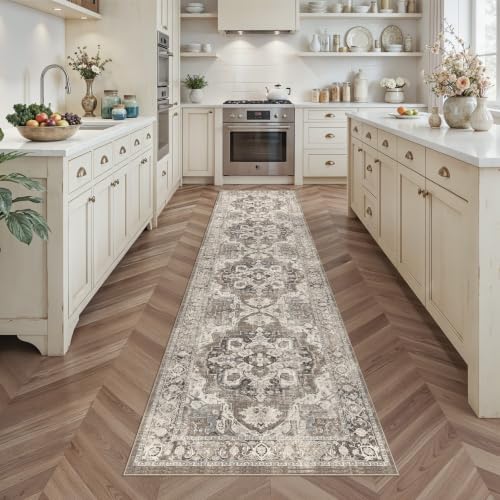 YOUFORTONG Hallway 2'6x10 Runner Rug: Non-Slip Washable Boho Runners - Image 3