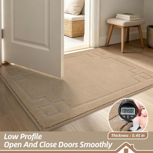BEQHAUSE Door Mat 32" x 48", Non-Slip Door Mats Indoor Washable - Image 5