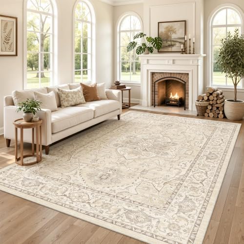 5x7 Washable Area Rugs for Living Room by Xilixili