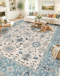 OLANLY 9x12 Washable Area Rug, Soft Non Slip Carpet by OLANLY
