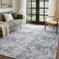 4x6 Tie-dye Grey Area Rug Non-Slip Washable Soft by FinRe%CC%80cHome