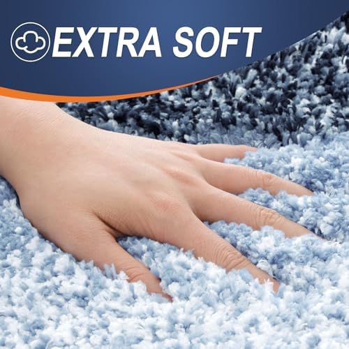 OLANLY Luxury Toilet Rugs U-Shaped 24x20, Soft Absorbent Microfiber Mat - Image 3