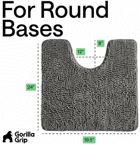 GORILLA GRIP Chenille Bath Rug Mat - Image 2