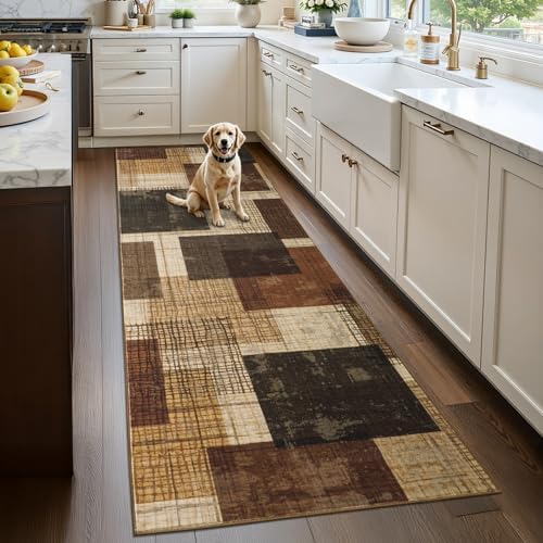 Washable 2x8 Runner Rug for Hallway Kitchen Bedroom - Image 2