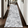 Runners for Hallways Ultra Non-Slip 2x8 Washable Kitchen Rug Abstract Tear and by TTelephant