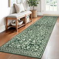Washable Vintage 2.6x8 Runner Rug Non Slip Runners by SILOLOOM