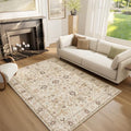 Machine Washable Rugs for Living Room: 5x7 Area Rugs for Bedroom by NoiFamo