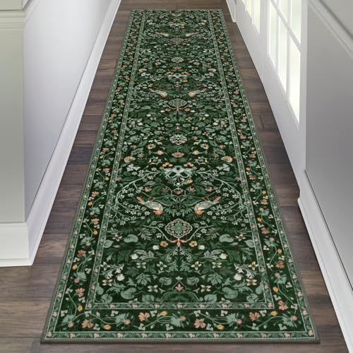 HEBE Hallway Runner Rug 2'x8', Washable Non Slip Kitchen Rug Runner by HEBE