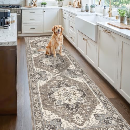Washable Kitchen 3x8 Runner Rug by RUUGME