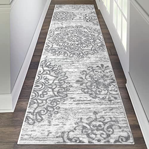 HEBE Hallway Runner Rug 2'x8', Washable Non Slip Kitchen Rug Runner by HEBE