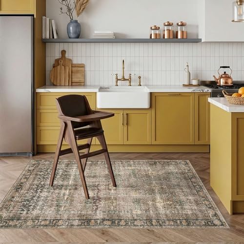 Rugxara 3x5 Rug for Entryway Bedroom Washable Area Rugs Carpet - Image 3
