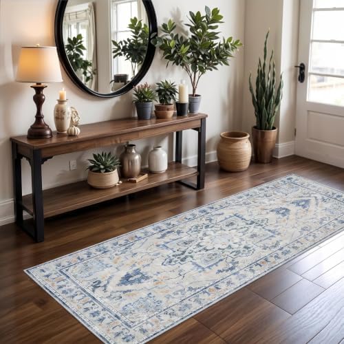 Joydeco Washable 2x5 Hallway Runner Rug Vintage - Image 2