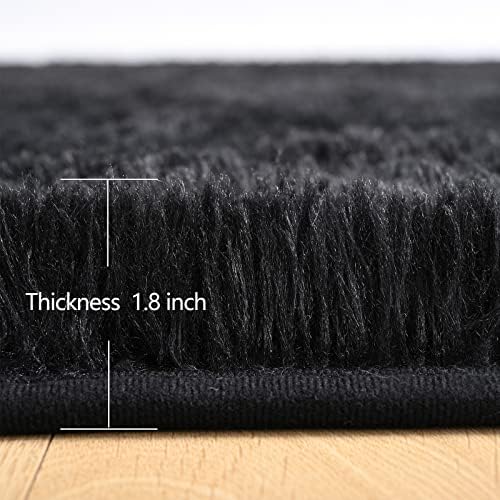 Chicrug Soft Runner Rug for Bedroom Living Room Plush Fluffy Rug 2x3 - Image 2