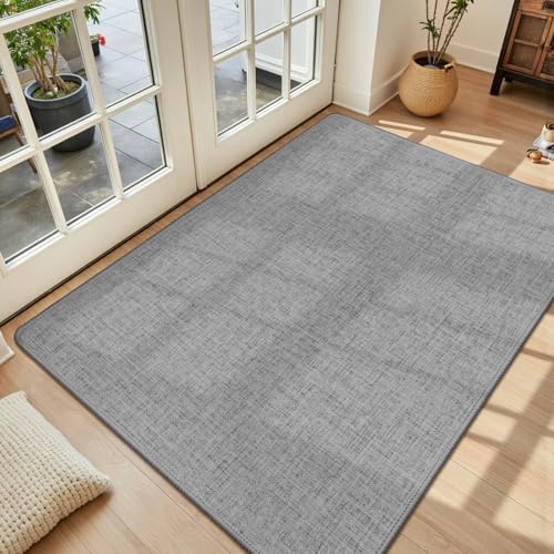 LEKEEPGO Ultra Thin Indoor Door Mat 17"x29", Large Non Slip Doormats by LEKEEPGO