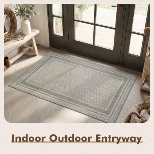 MontVoo-3x5 Outdoor Rug Porch Entryway Rug-Polypropylene Indoor Outdoor Rugs - Image 3