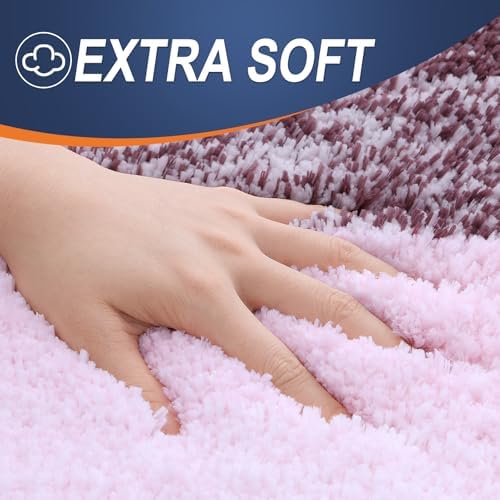 OLANLY Luxury Toilet Rugs U-Shaped 24x20, Soft Absorbent Microfiber Mat - Image 3
