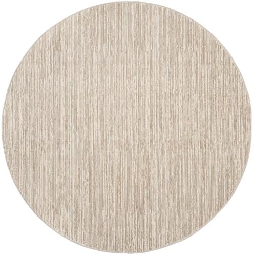 SAFAVIEH Vision Round Rug 10', Modern Tonal Cream VSN606F - Image 3
