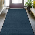 LuxUrux Striped Blue Door Mat by LuxUrux