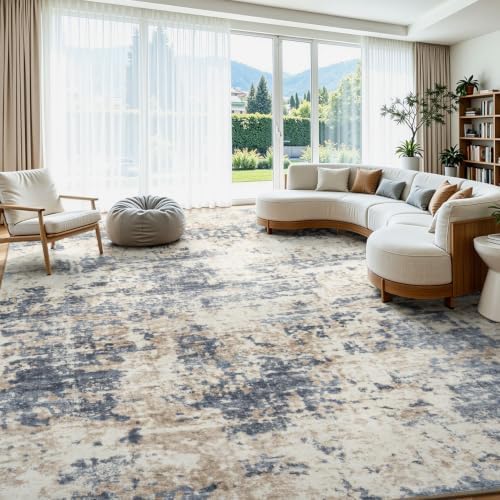 Lessymo Washable 8x10 Soft Area Rugs by Lessymo