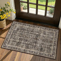 Washable Small Door Rug 2'x3', Vintage MCM by Jainmy