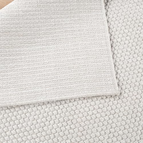 CAMILSON Easy Jute Rug 9x12, Large Indoor Outdoor Off-White Farmhouse Area Rugs - Image 6