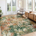 RELEANY Washable 4'x6' Abstract Area Rug by RELEANY